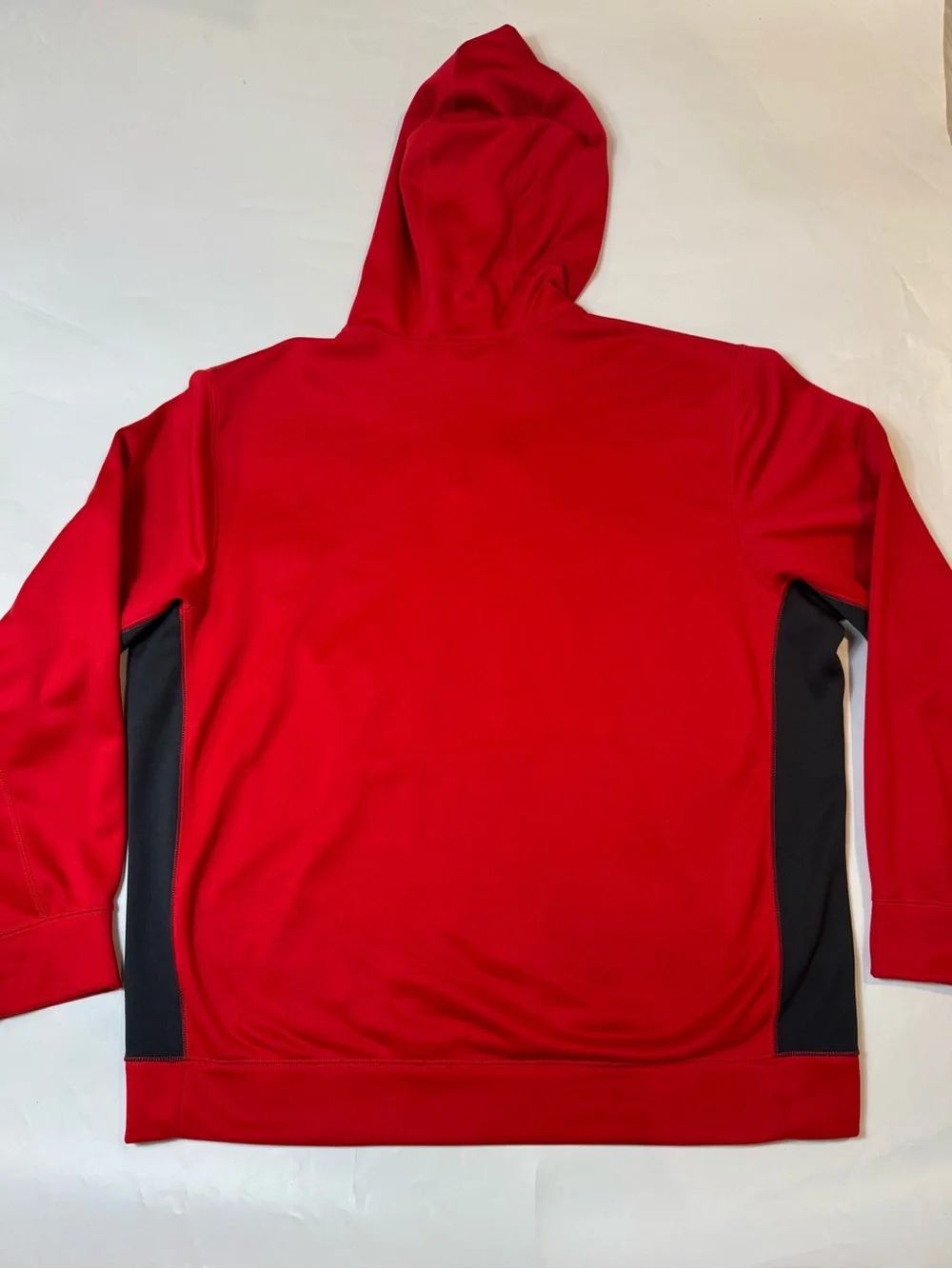 Nike KO 2.0 Men's Therma Fit Sweatshirt Hoodie 621940-656 Red Gray XXL